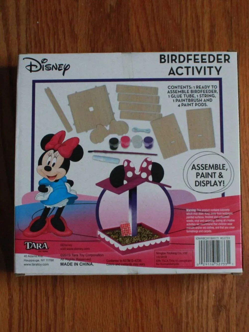Disney Minnie Mouse Themed Birdfeeder Building Kit